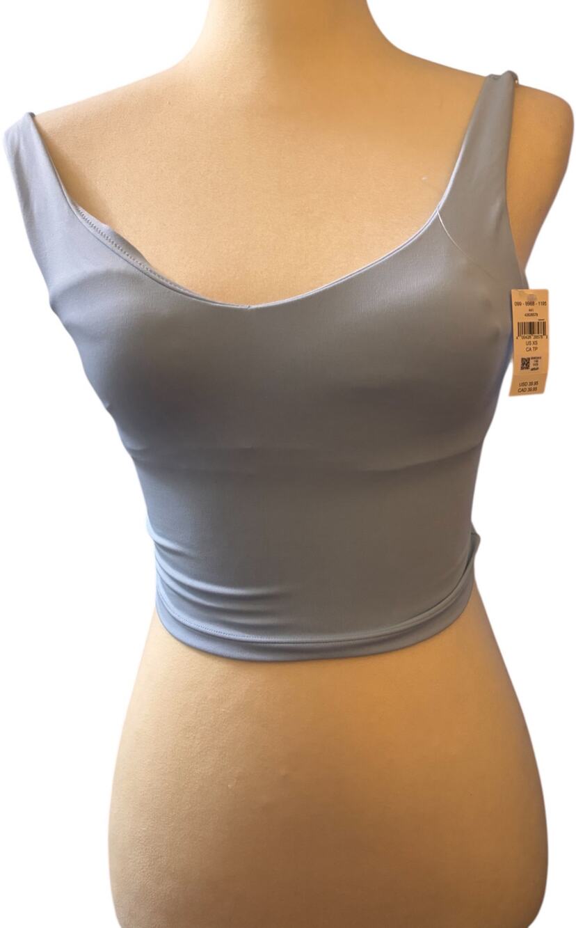 Aerie Real Me Tank Bralette, Light Blue, Size XS, NWT